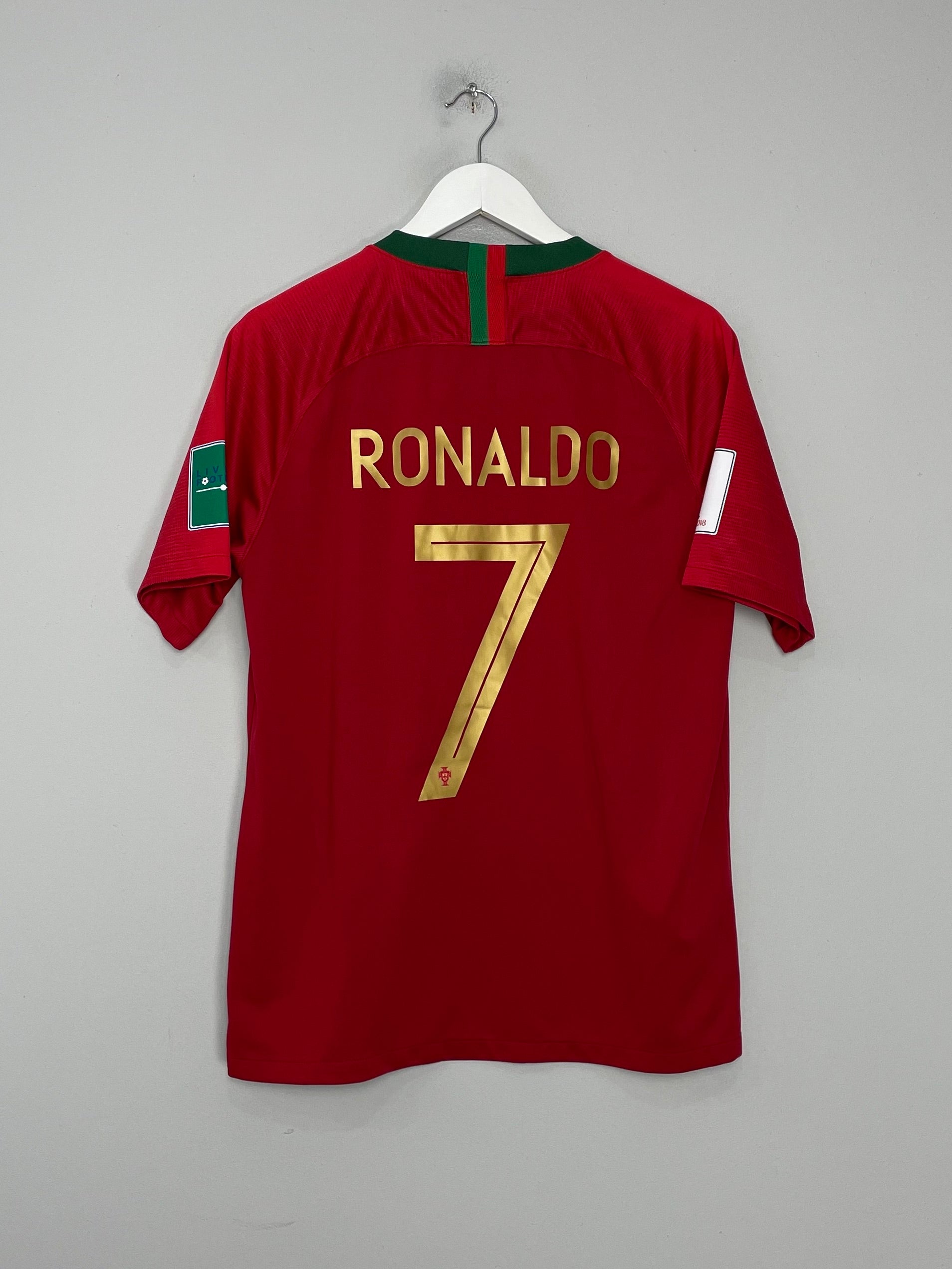 Shop 2018/19 PORTUGAL RONALDO #7 HOME SHIRT (L) NIKE, classic football shirts, vintage football shirts & retro soccer jerseys at Cult Kits