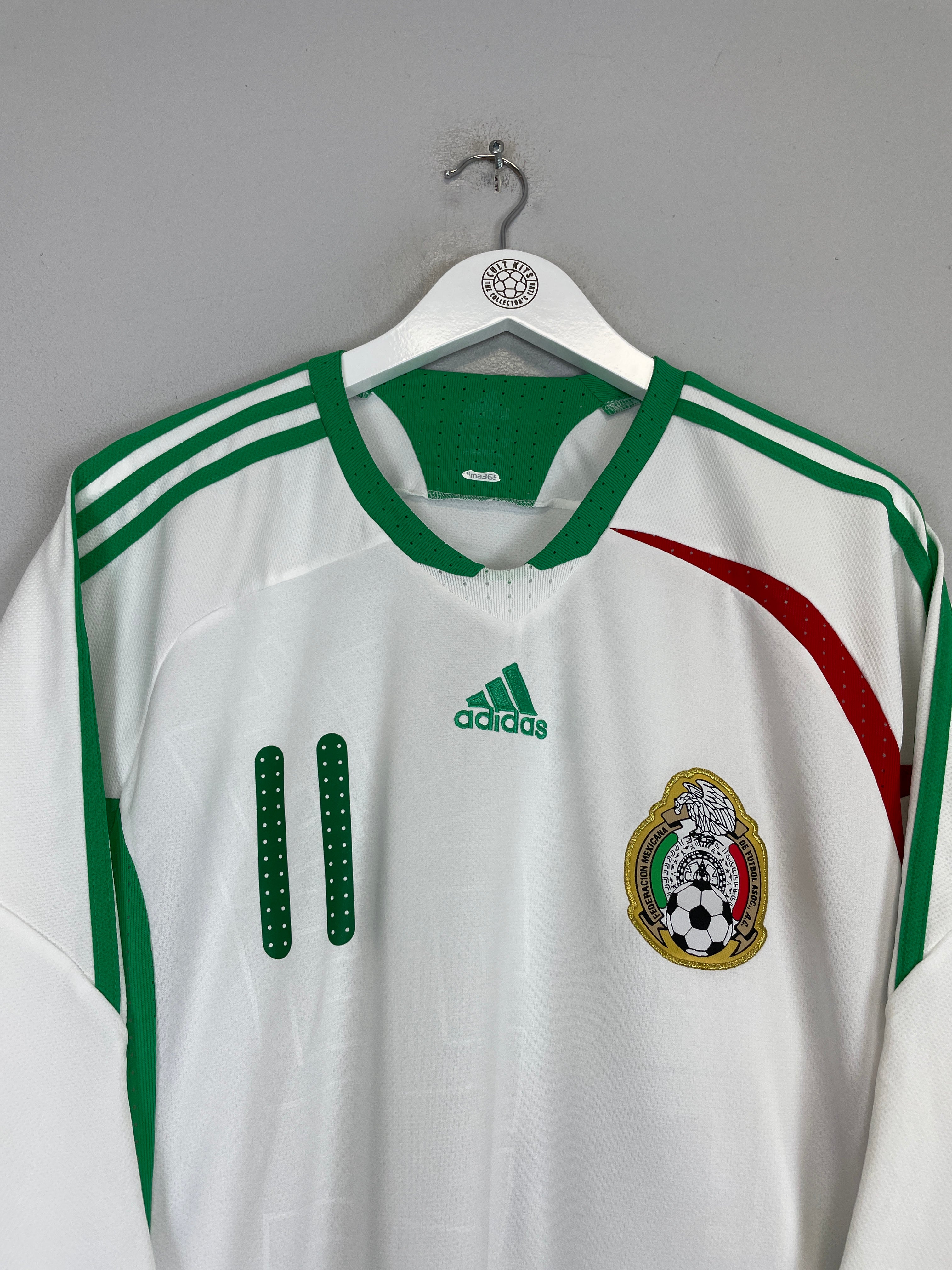 Shop 2008/09 MEXICO C.VELA #11 AWAY SHIRT (L) ADIDAS, classic football shirts, vintage football shirts & retro soccer jerseys at Cult Kits