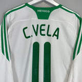 Shop 2008/09 MEXICO C.VELA #11 AWAY SHIRT (L) ADIDAS, classic football shirts, vintage football shirts & retro soccer jerseys at Cult Kits
