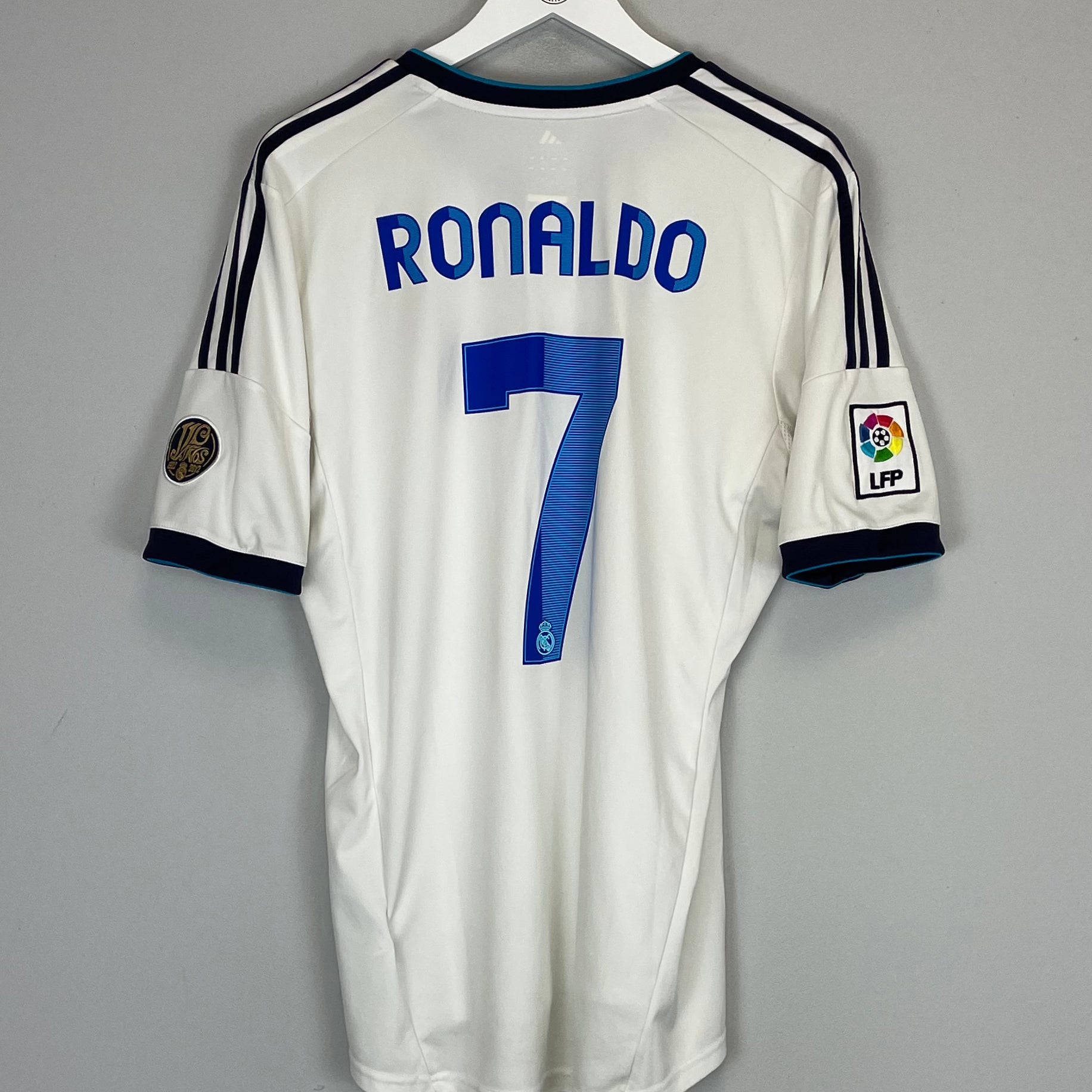Shop 2012/13 REAL MADRID RONALDO #7 HOME SHIRT (L) ADIDAS, classic football shirts, vintage football shirts & retro soccer jerseys at Cult Kits