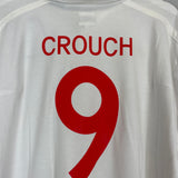 2009/10 ENGLAND CROUCH #9 L/S HOME SHIRT (XXL) UMBRO