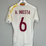 2016/17 SPAIN A.INIESTA #6 HOME SHIRT (S) ADIDAS