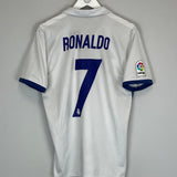2016/17 REAL MADRID RONALDO #7 HOME SHIRT (M) ADIDAS