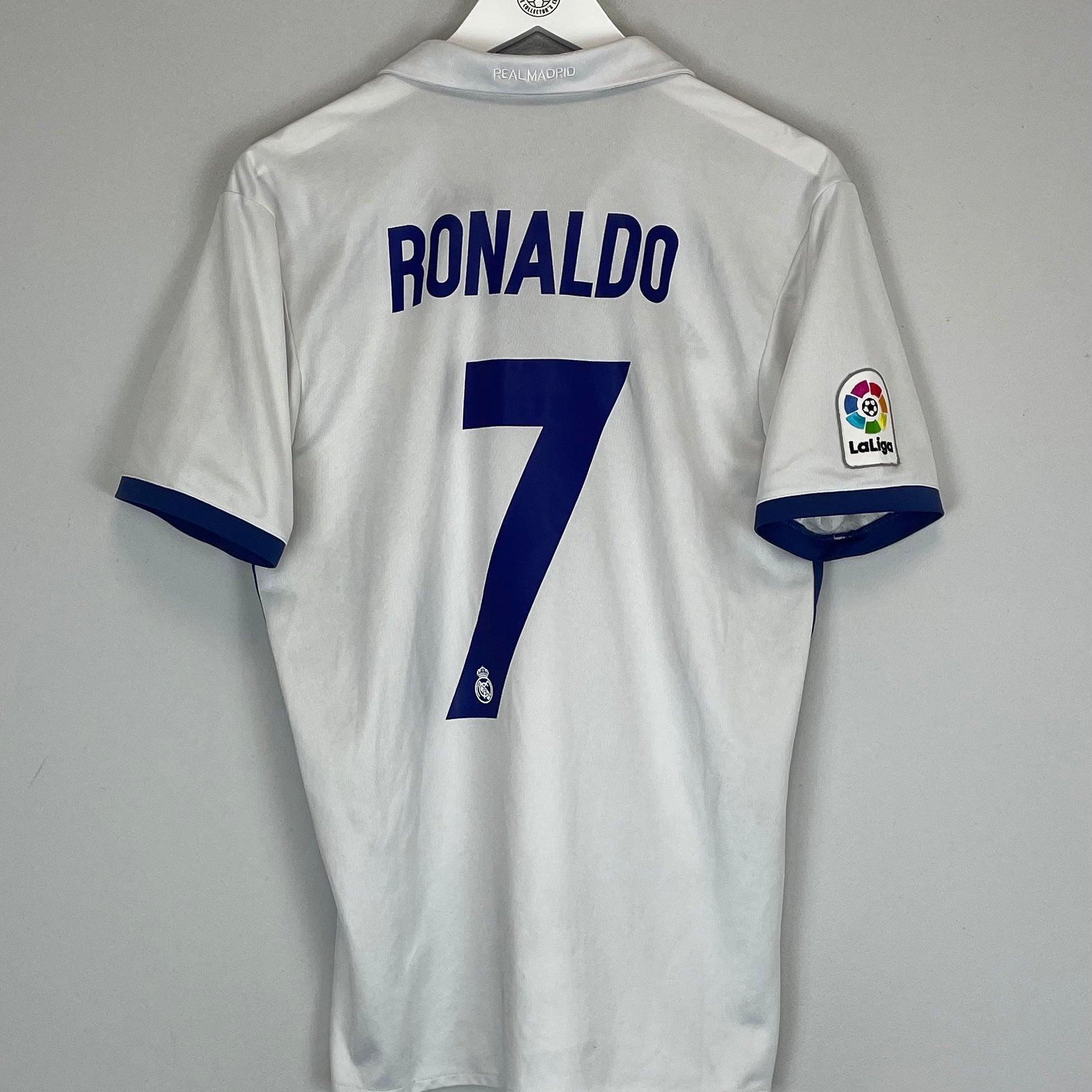 Shop 2016/17 REAL MADRID RONALDO #7 HOME SHIRT (M) ADIDAS, classic football shirts, vintage football shirts & retro soccer jerseys at Cult Kits