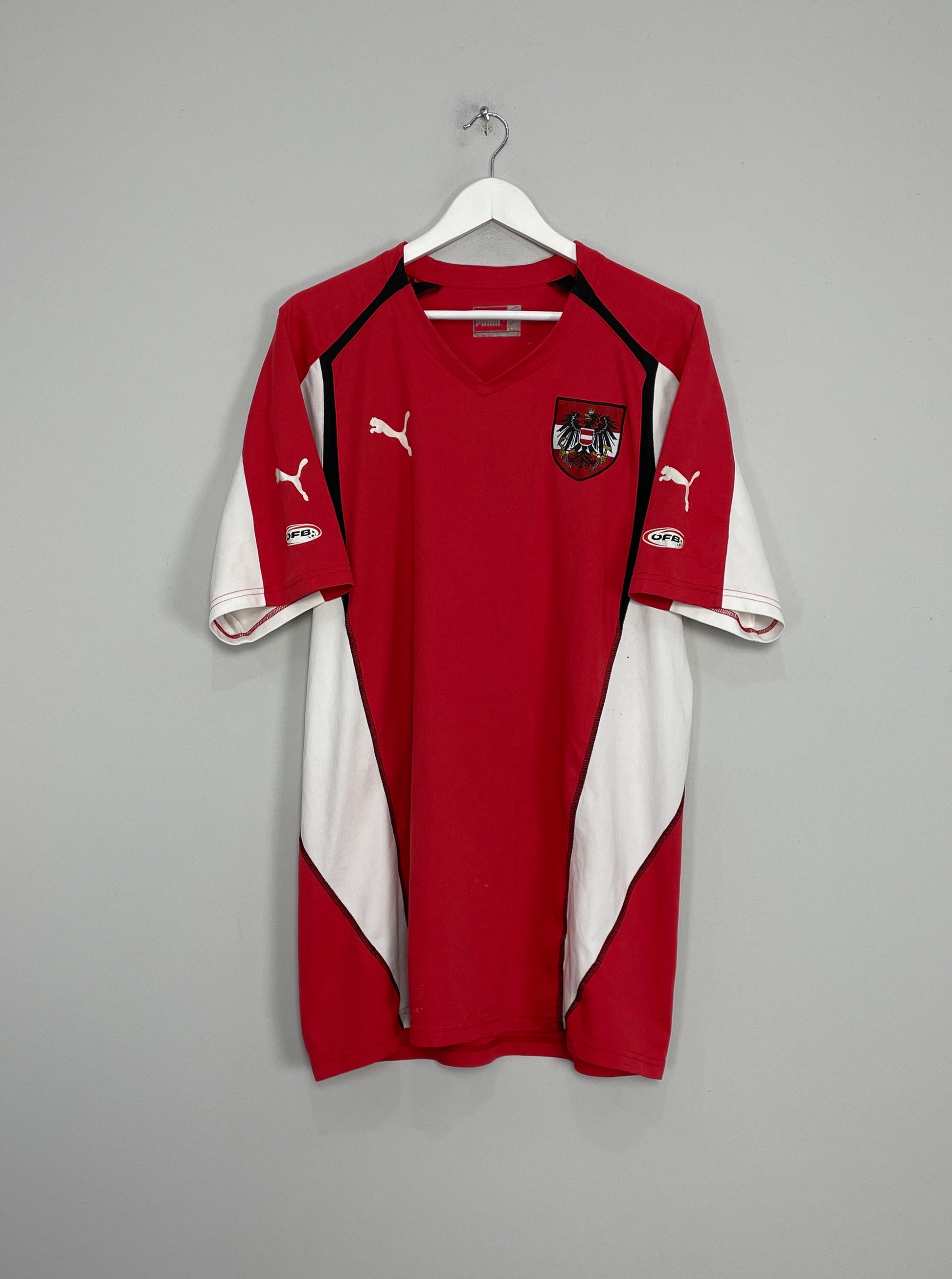 Image of the Austria shirt from the 2004/05 season
