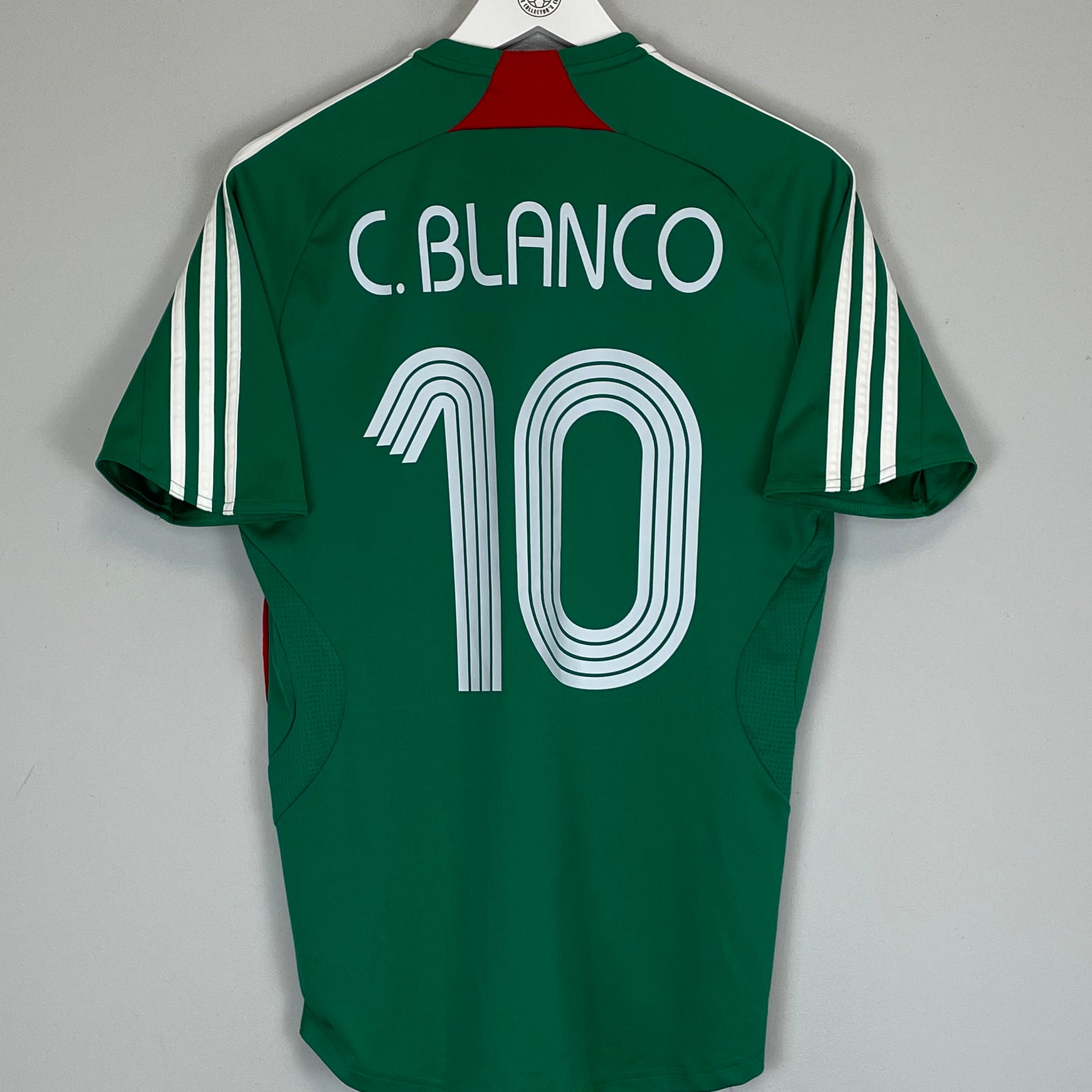 Shop 2007/08 MEXICO C.BLANCO #10 HOME SHIRT (S) ADIDAS, classic football shirts, vintage football shirts & retro soccer jerseys at Cult Kits