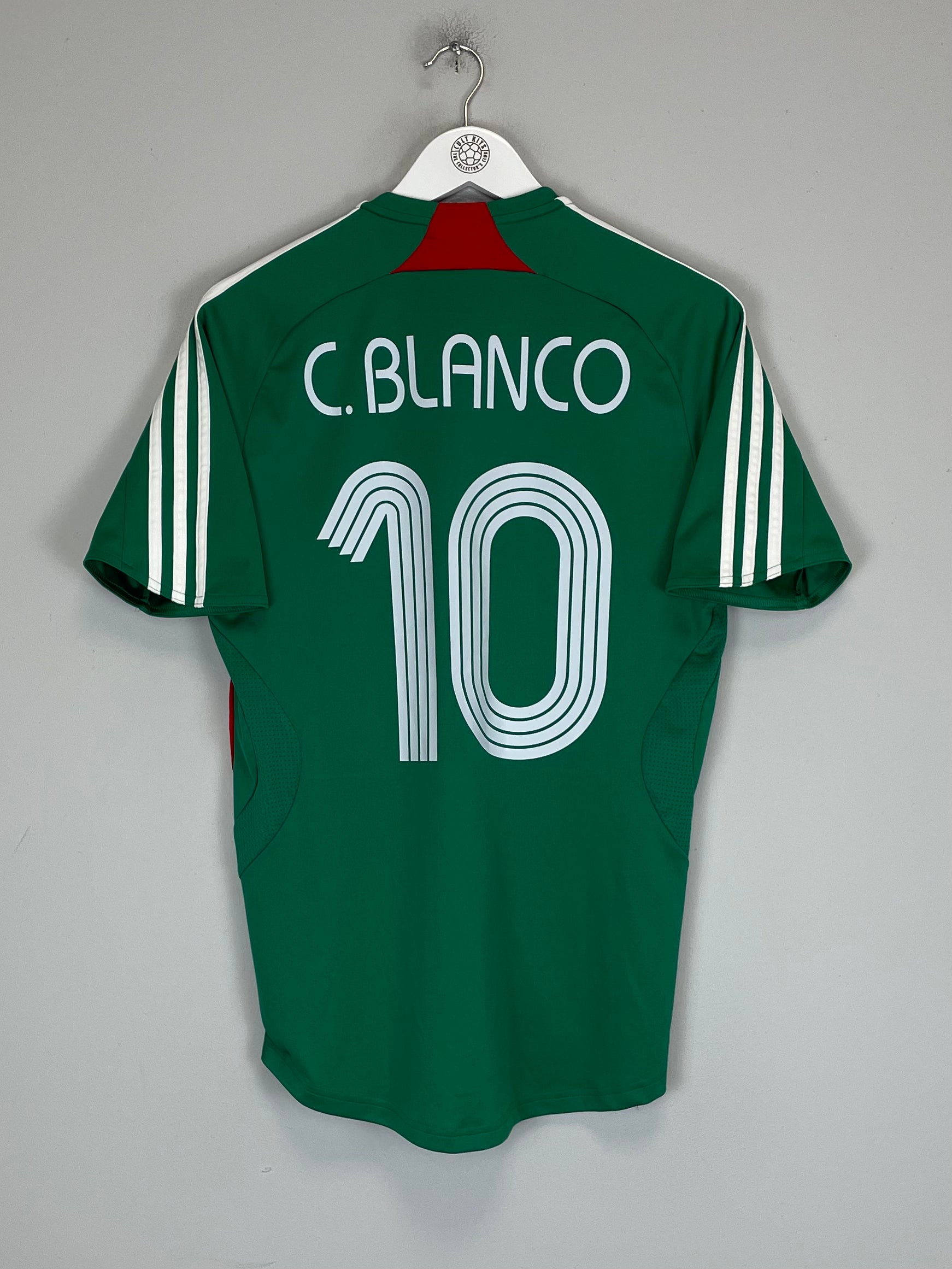 Shop 2007/08 MEXICO C.BLANCO #10 HOME SHIRT (S) ADIDAS, classic football shirts, vintage football shirts & retro soccer jerseys at Cult Kits