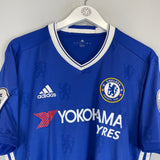 Shop 2016/17 CHELSEA HAZARD #10 HOME SHIRT (L) ADIDAS, classic football shirts, vintage football shirts & retro soccer jerseys at Cult Kits