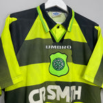 Shop 1996/97 CELTIC AWAY SHIRT (XL) UMBRO, classic football shirts, vintage football shirts & retro soccer jerseys at Cult Kits