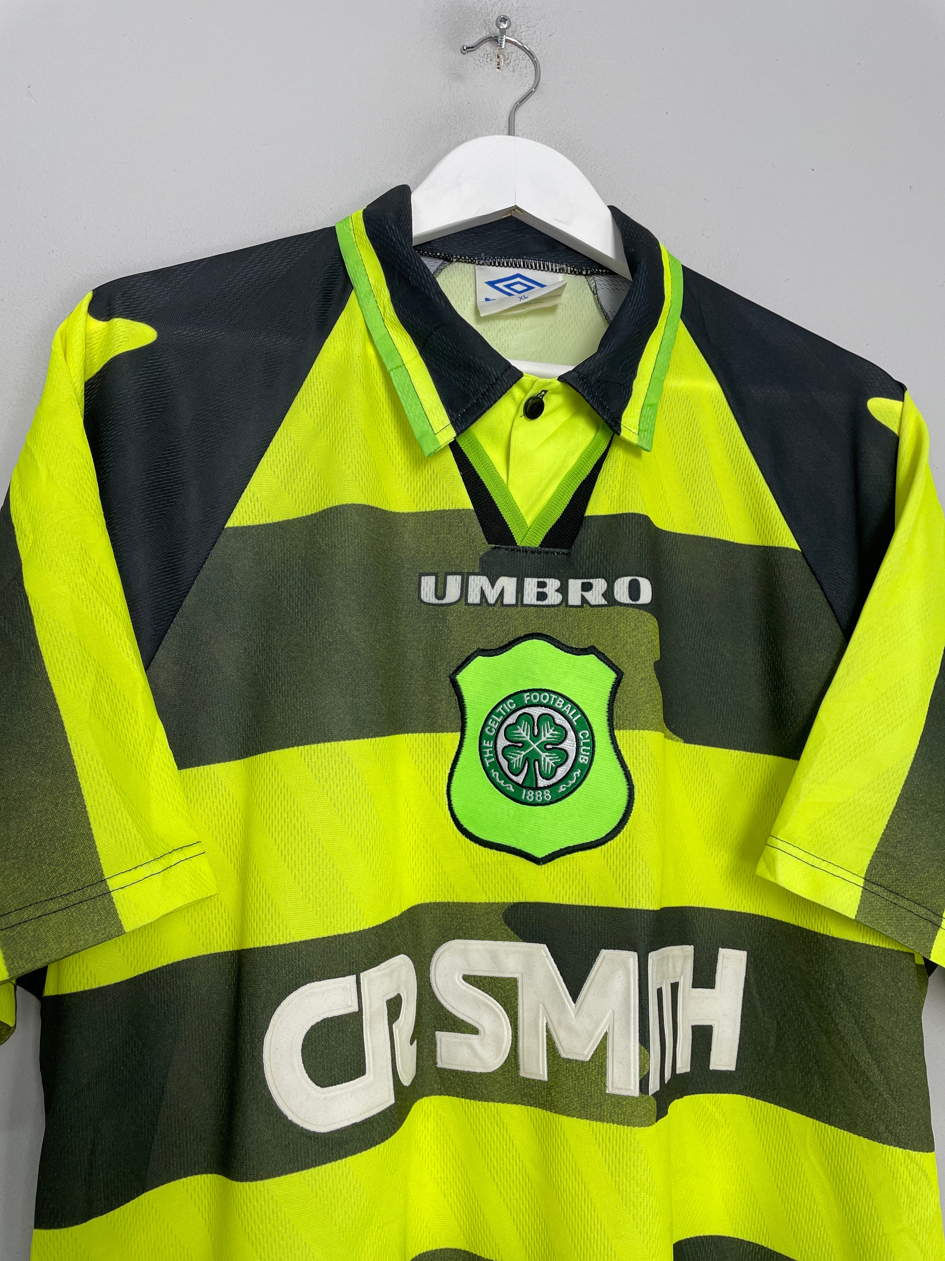 Shop 1996/97 CELTIC AWAY SHIRT (XL) UMBRO, classic football shirts, vintage football shirts & retro soccer jerseys at Cult Kits