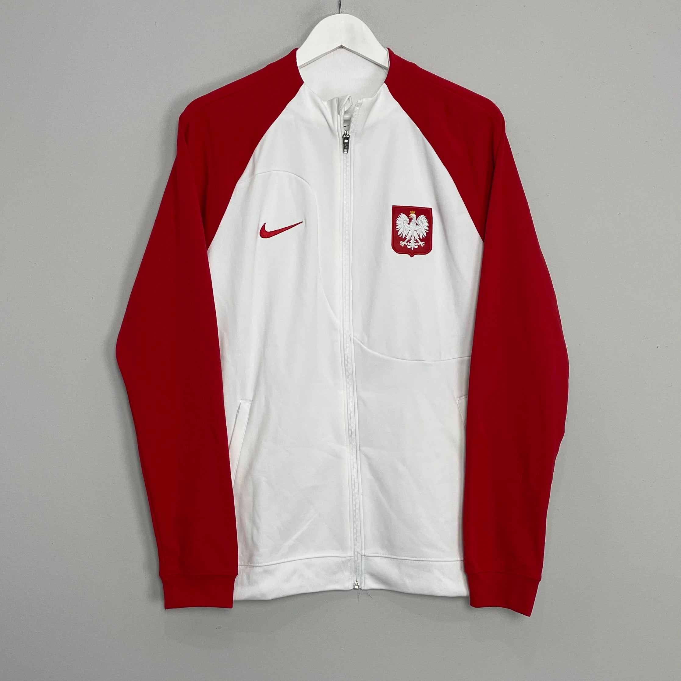 Shop 2022/23 POLAND TRACK JACKET (M) NIKE, classic football shirts, vintage football shirts & retro soccer jerseys at Cult Kits