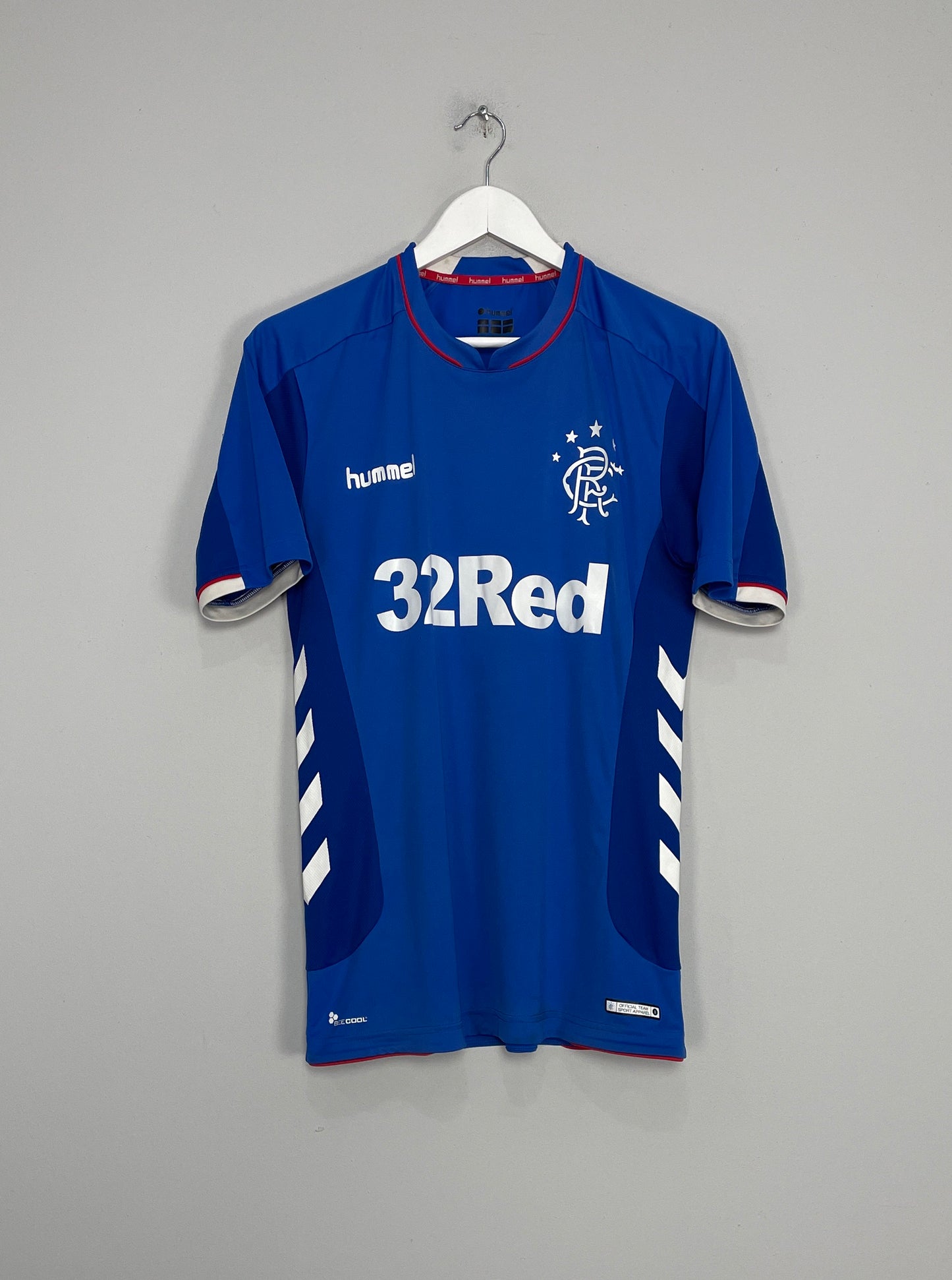 Image of the Rangers shirt from the 2018/19 season