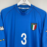 2002 ITALY MALDINI #3 HOME SHIRT (XL) KAPPA