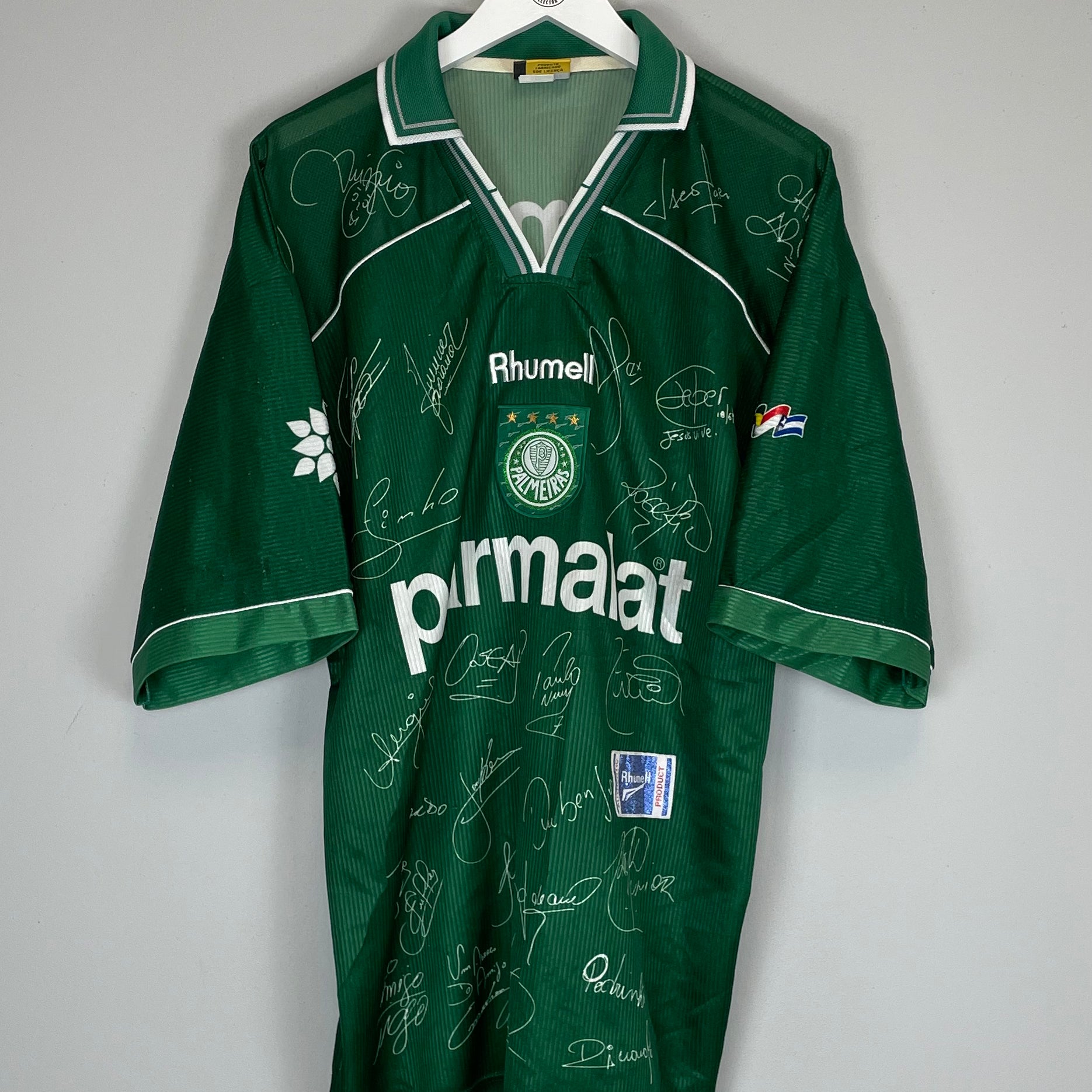 Shop 1999 PALMEIRAS SPECIAL SHIRT (XL) RHUMMEL, classic football shirts, vintage football shirts & retro soccer jerseys at Cult Kits