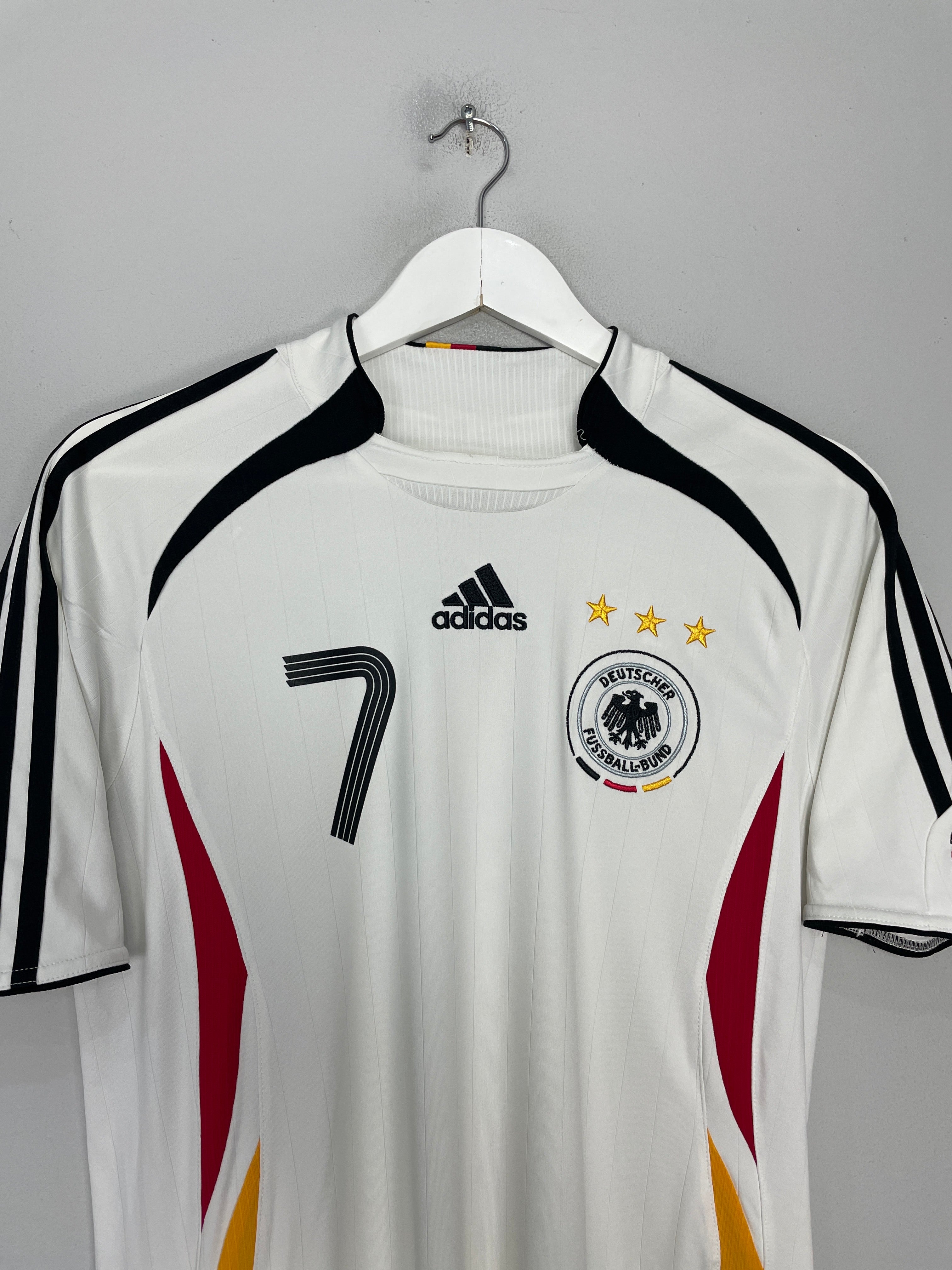 Shop 2005/07 GERMANY SCHWEINSTEIGER #7 HOME SHIRT (S) ADIDAS, classic football shirts, vintage football shirts & retro soccer jerseys at Cult Kits