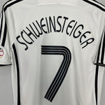 Shop 2005/07 GERMANY SCHWEINSTEIGER #7 HOME SHIRT (S) ADIDAS, classic football shirts, vintage football shirts & retro soccer jerseys at Cult Kits