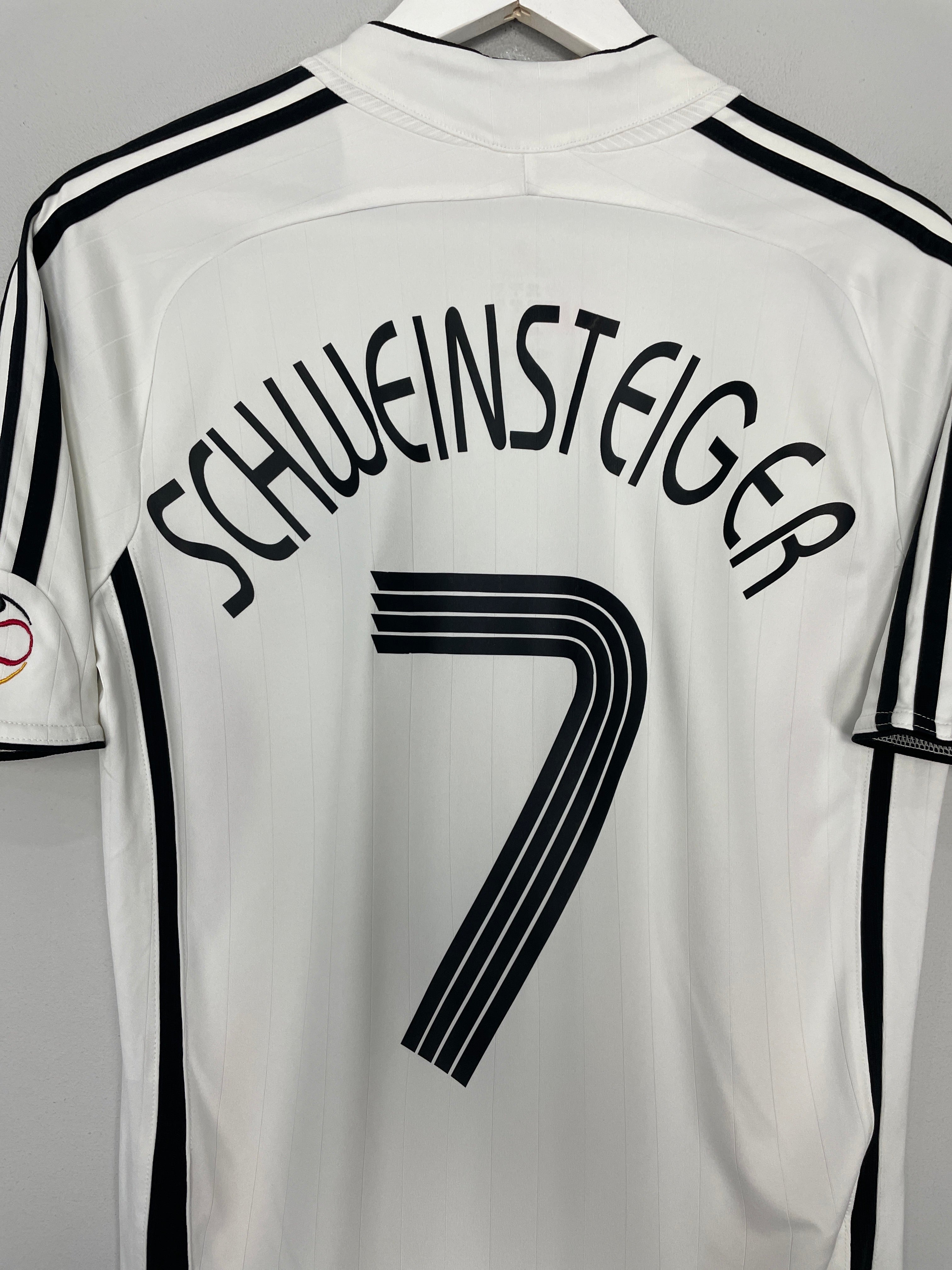 Shop 2005/07 GERMANY SCHWEINSTEIGER #7 HOME SHIRT (S) ADIDAS, classic football shirts, vintage football shirts & retro soccer jerseys at Cult Kits