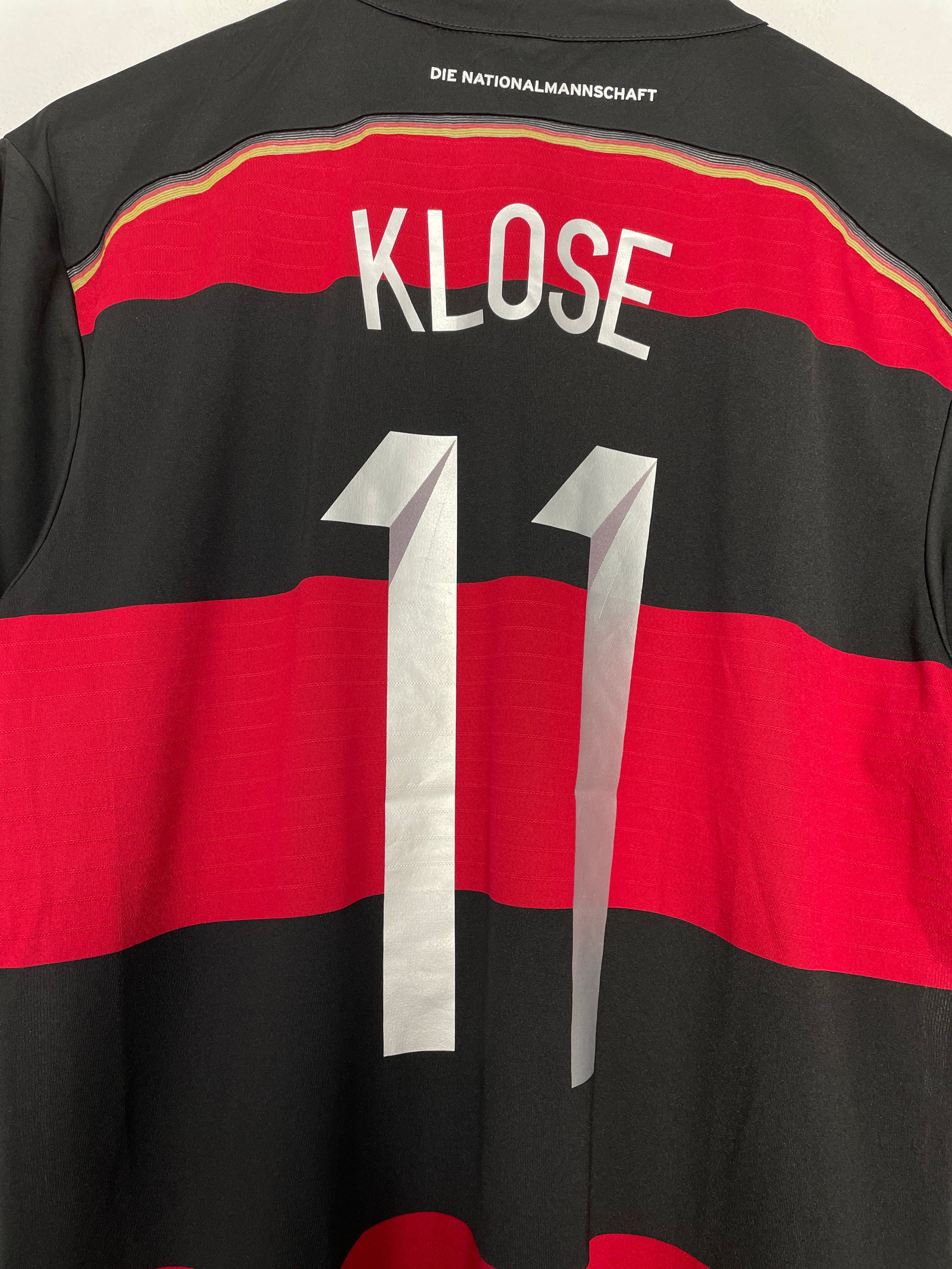 Shop 2014/15 GERMANY KLOSE #11 AWAY SHIRT (L) ADIDAS, classic football shirts, vintage football shirts & retro soccer jerseys at Cult Kits