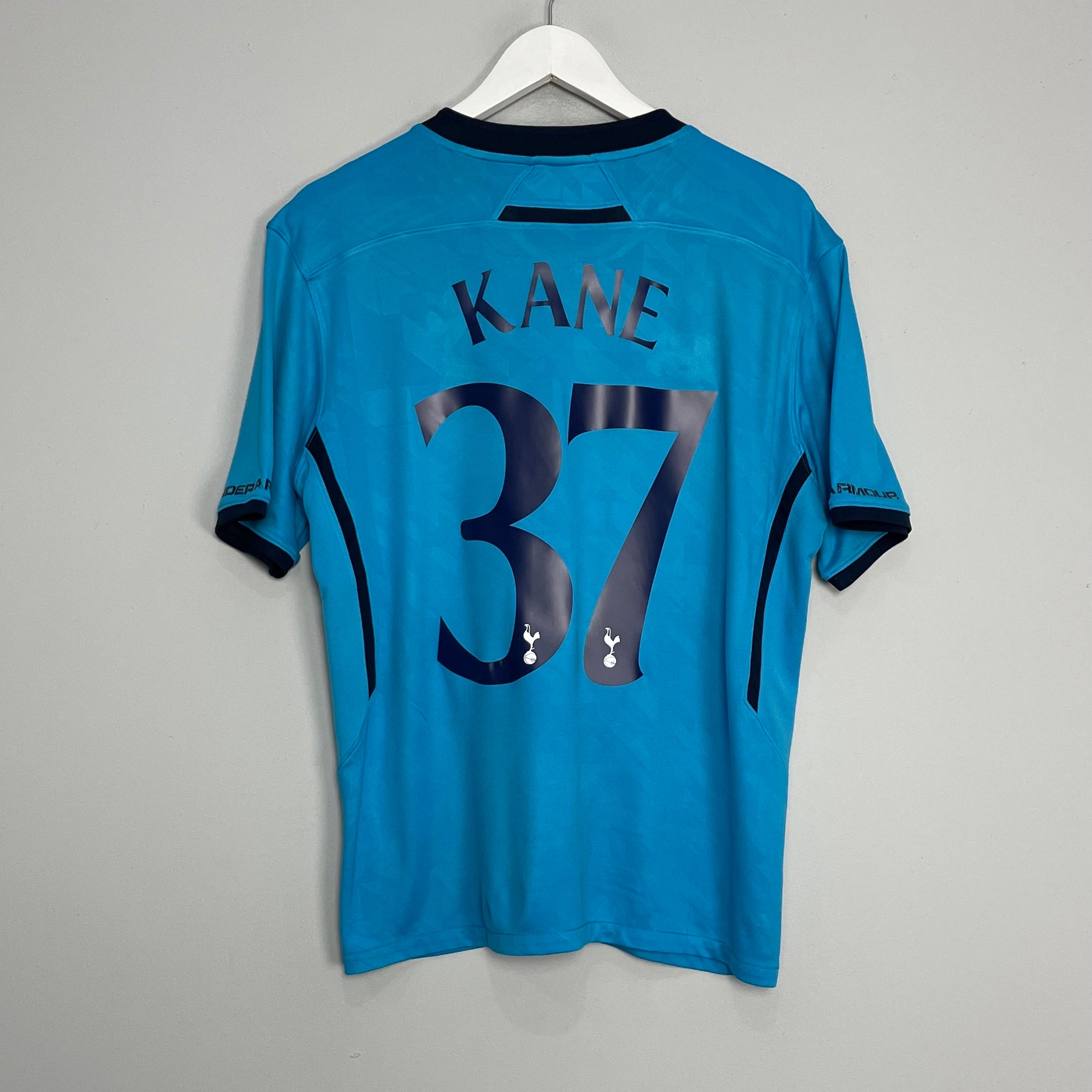 Shop 2014/15 TOTTENHAM KANE #37 AWAY SHIRT (M) UNDER ARMOUR, classic football shirts, vintage football shirts & retro soccer jerseys at Cult Kits