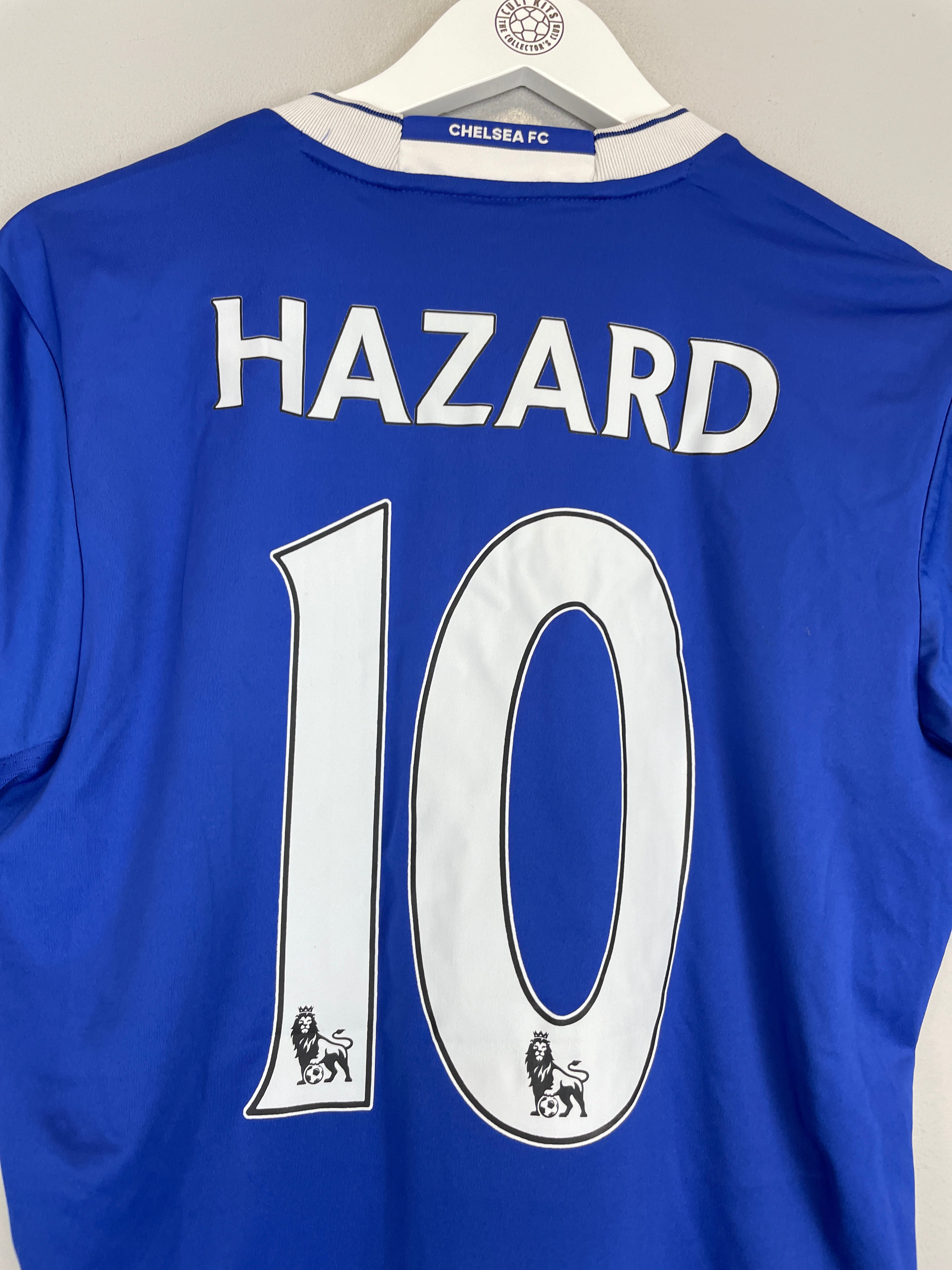 Shop 2016/17 CHELSEA HAZARD #10 HOME SHIRT (M) ADIDAS, classic football shirts, vintage football shirts & retro soccer jerseys at Cult Kits