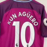 2017/18 MANCHESTER CITY KUN AGUERO #10 AWAY SHIRT (L) NIKE