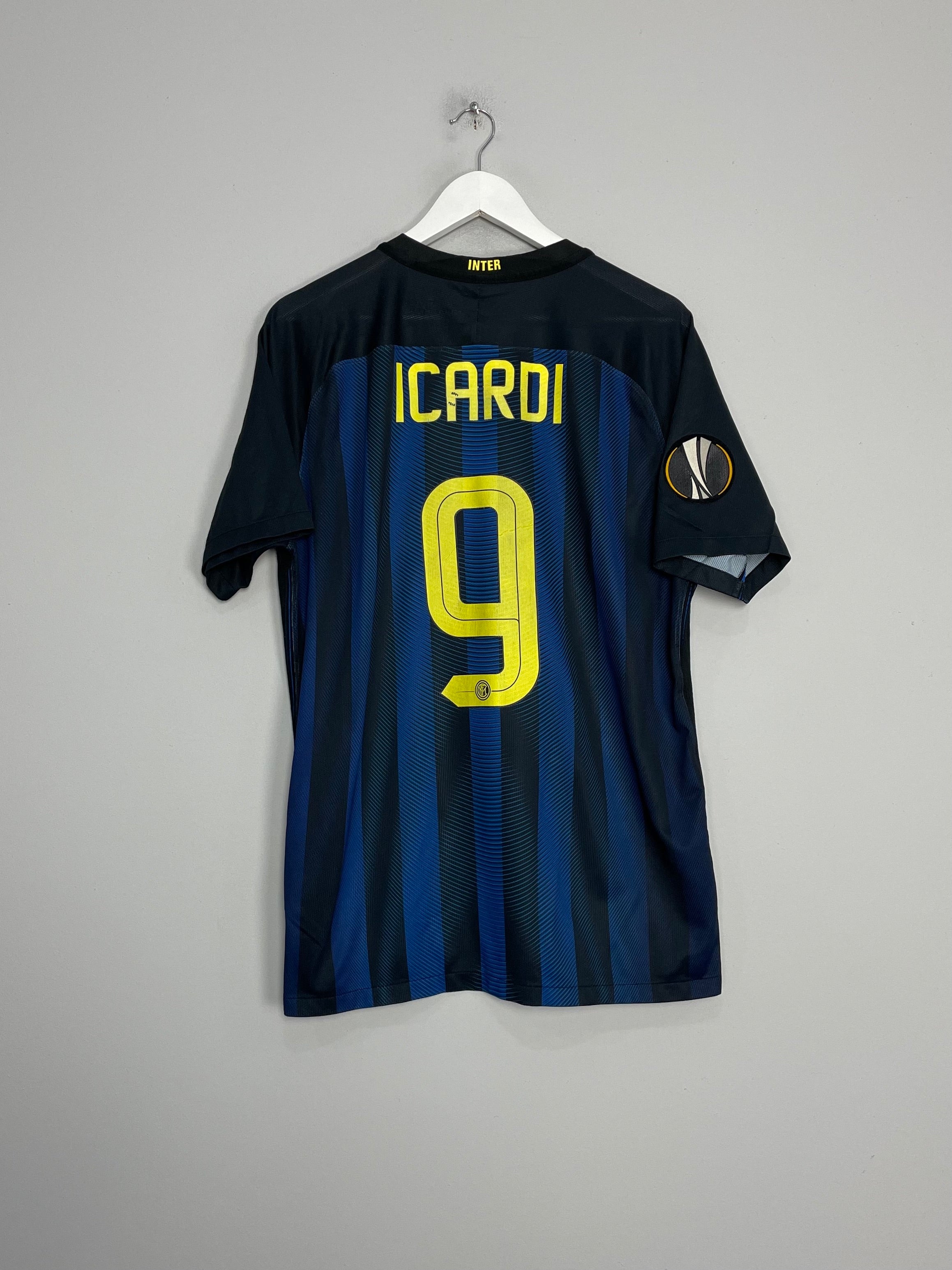 Shop 2016/17 INTER MILAN ICARDI #9 *PLAYER ISSUE* HOME SHIRT (XL) NIKE, classic football shirts, vintage football shirts & retro soccer jerseys at Cult Kits