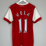 Shop 2010/11 ARSENAL VELA #11 HOME SHIRT (L) NIKE, classic football shirts, vintage football shirts & retro soccer jerseys at Cult Kits
