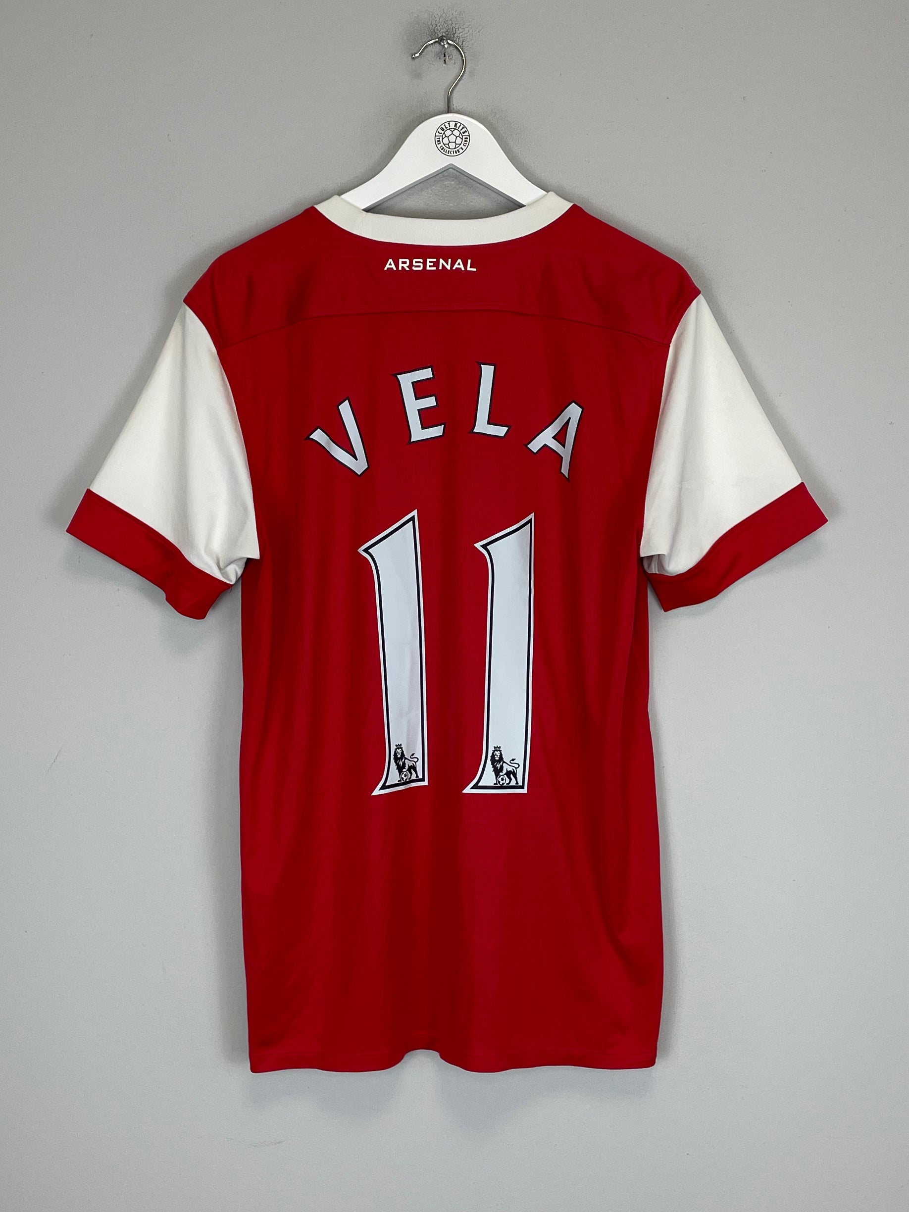 Shop 2010/11 ARSENAL VELA #11 HOME SHIRT (L) NIKE, classic football shirts, vintage football shirts & retro soccer jerseys at Cult Kits