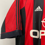 Shop 1998/00 AC MILAN MALDINI #3 HOME SHIRT (L) ADIDAS, classic football shirts, vintage football shirts & retro soccer jerseys at Cult Kits
