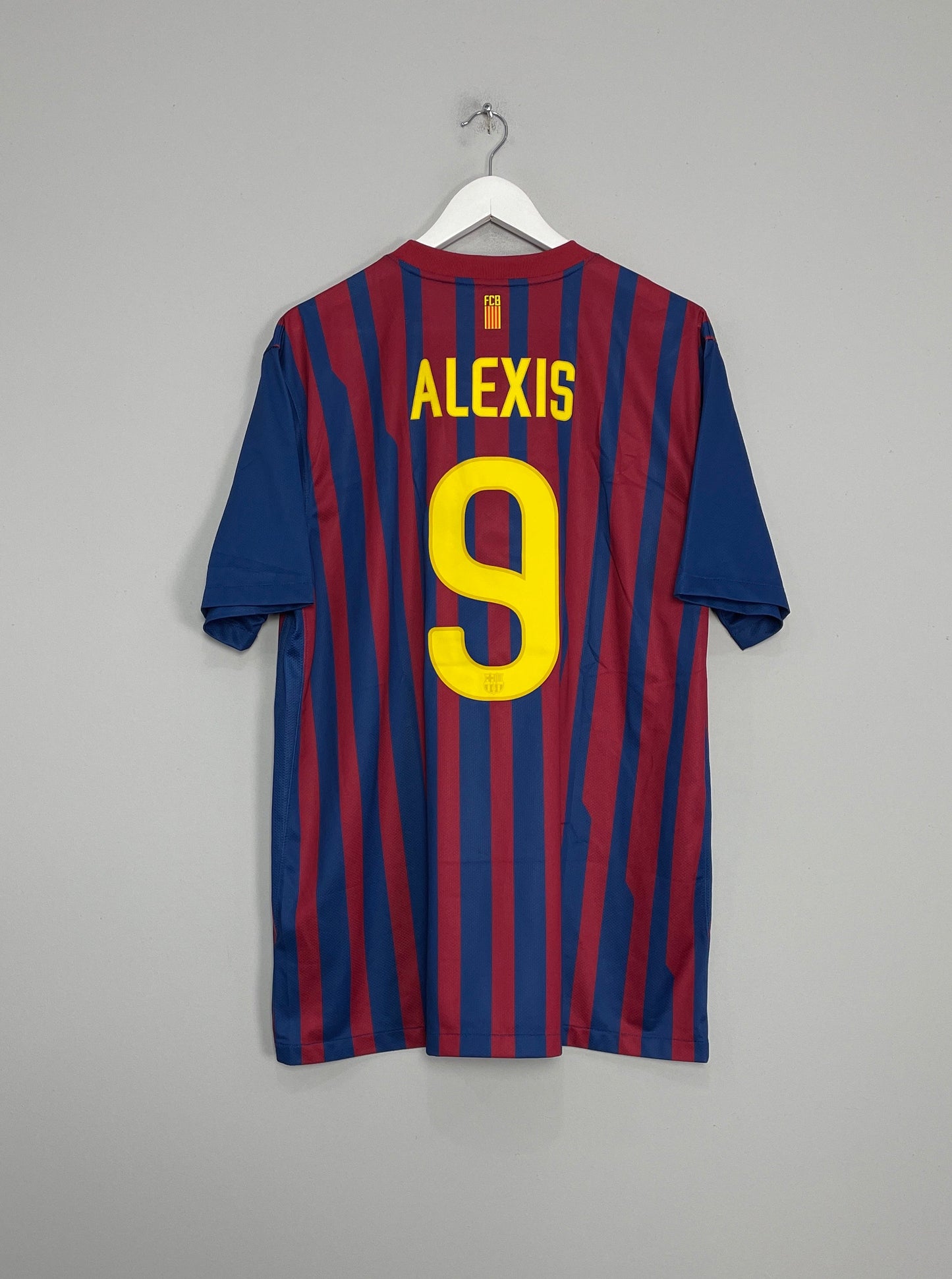 Image of the Barcelona Alexis shirt from the 2011/12 season