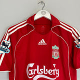 Shop 2006/08 LIVERPOOL ALONSO #14 HOME SHIRT (S) ADIDAS, classic football shirts, vintage football shirts & retro soccer jerseys at Cult Kits