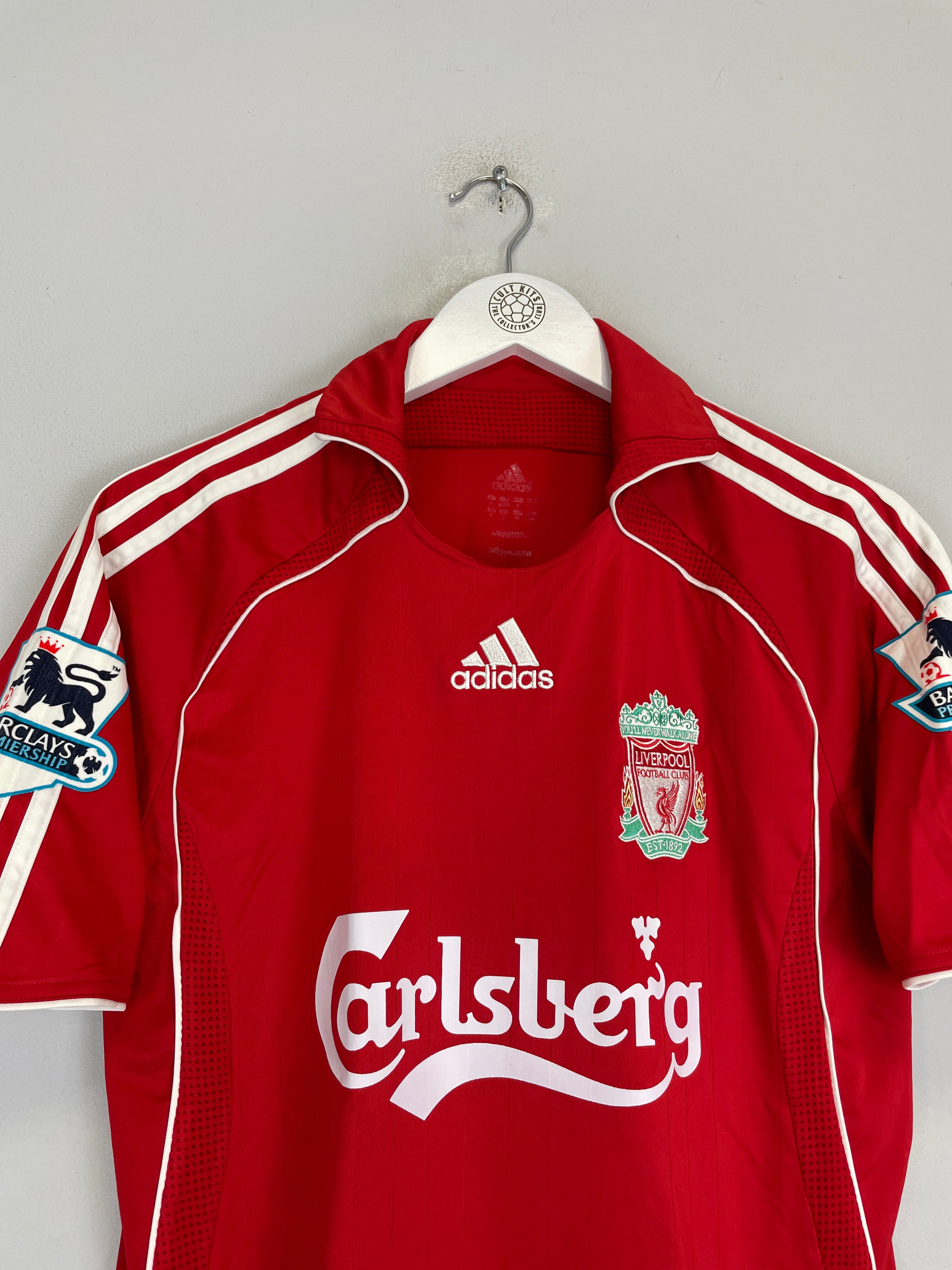 Shop 2006/08 LIVERPOOL ALONSO #14 HOME SHIRT (S) ADIDAS, classic football shirts, vintage football shirts & retro soccer jerseys at Cult Kits