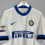 2013/14 INTER MILAN J.ZANETTI #4 AWAY SHIRT (XL) NIKE