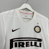 2008/09 INTER MILAN ZANETTI #4 AWAY SHIRT (M) NIKE