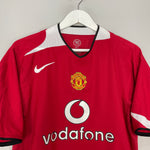 Shop 2004/06 MANCHESTER UNITED RONALDO #7 HOME SHIRT (L) NIKE, classic football shirts, vintage football shirts & retro soccer jerseys at Cult Kits