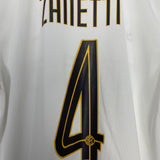 2008/09 INTER MILAN ZANETTI #4 AWAY SHIRT (M) NIKE