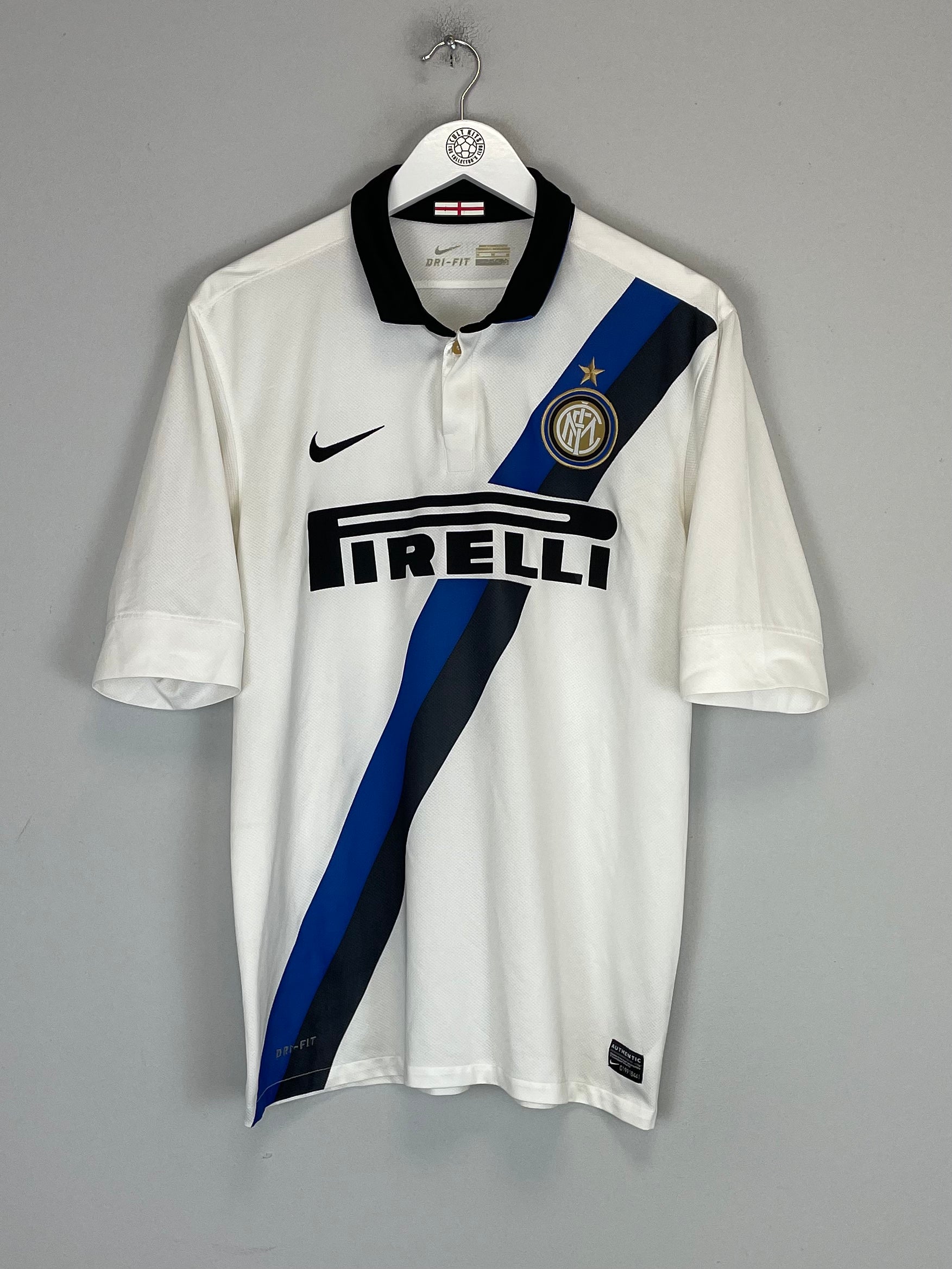 Shop 2011/12 INTER MILAN AWAY SHIRT (M) NIKE, classic football shirts, vintage football shirts & retro soccer jerseys at Cult Kits