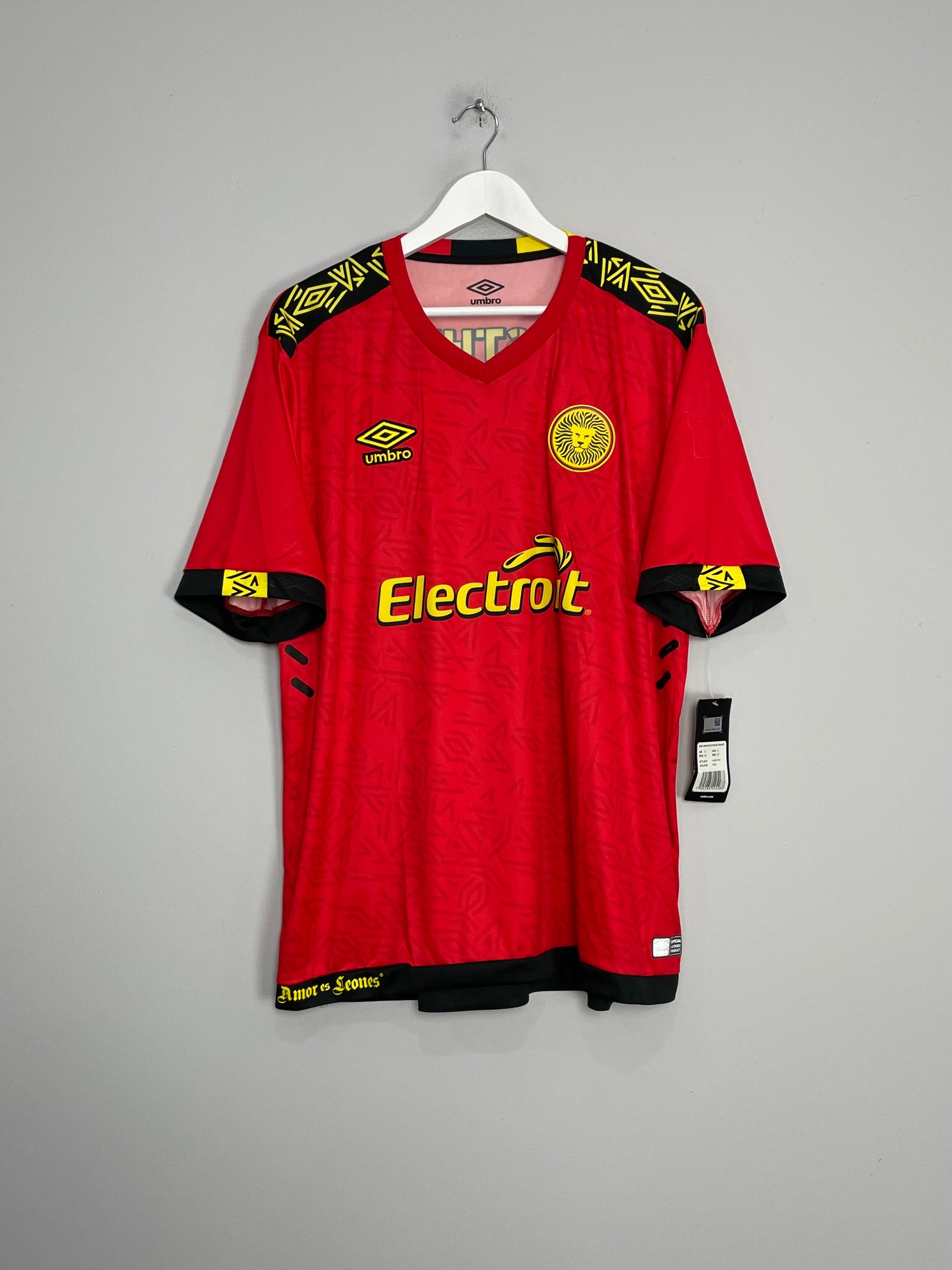 Shop 2020/21 LEONES NEGROS *BNWT* AWAY SHIRT (XL) UMBRO, classic football shirts, vintage football shirts & retro soccer jerseys at Cult Kits