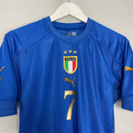 Shop 2004/05 ITALY DEL PIERO #7 HOME SHIRT (S) PUMA, classic football shirts, vintage football shirts & retro soccer jerseys at Cult Kits