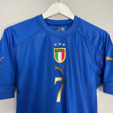 Shop 2004/05 ITALY DEL PIERO #7 HOME SHIRT (S) PUMA, classic football shirts, vintage football shirts & retro soccer jerseys at Cult Kits
