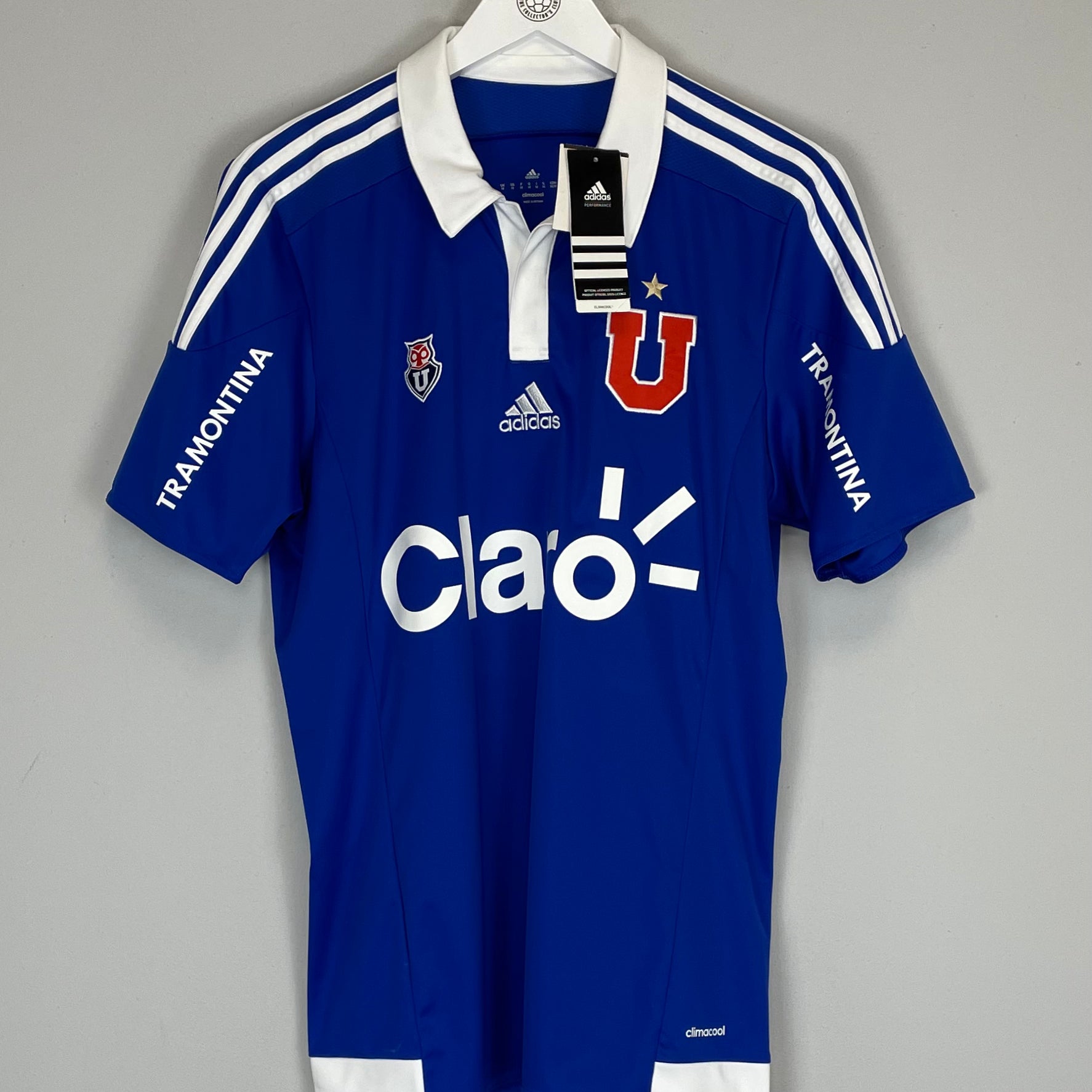 Shop 2015/16 UNIVERSIDAD DE CHILE *BNWT* HOME SHIRT (M) ADIDAS, classic football shirts, vintage football shirts & retro soccer jerseys at Cult Kits