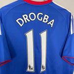 Shop 2010/11 CHELSEA DROGBA #11 HOME SHIRT (L) ADIDAS, classic football shirts, vintage football shirts & retro soccer jerseys at Cult Kits