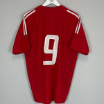 Shop 2002/03 TURKEY #9 HOME SHIRT (M) ADIDAS, classic football shirts, vintage football shirts & retro soccer jerseys at Cult Kits