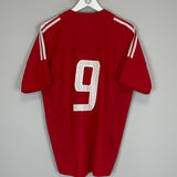 Shop 2002/03 TURKEY #9 HOME SHIRT (M) ADIDAS, classic football shirts, vintage football shirts & retro soccer jerseys at Cult Kits