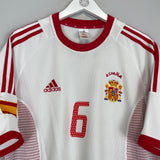 2002/04 SPAIN HIERRO #6 AWAY SHIRT (L) ADIDAS