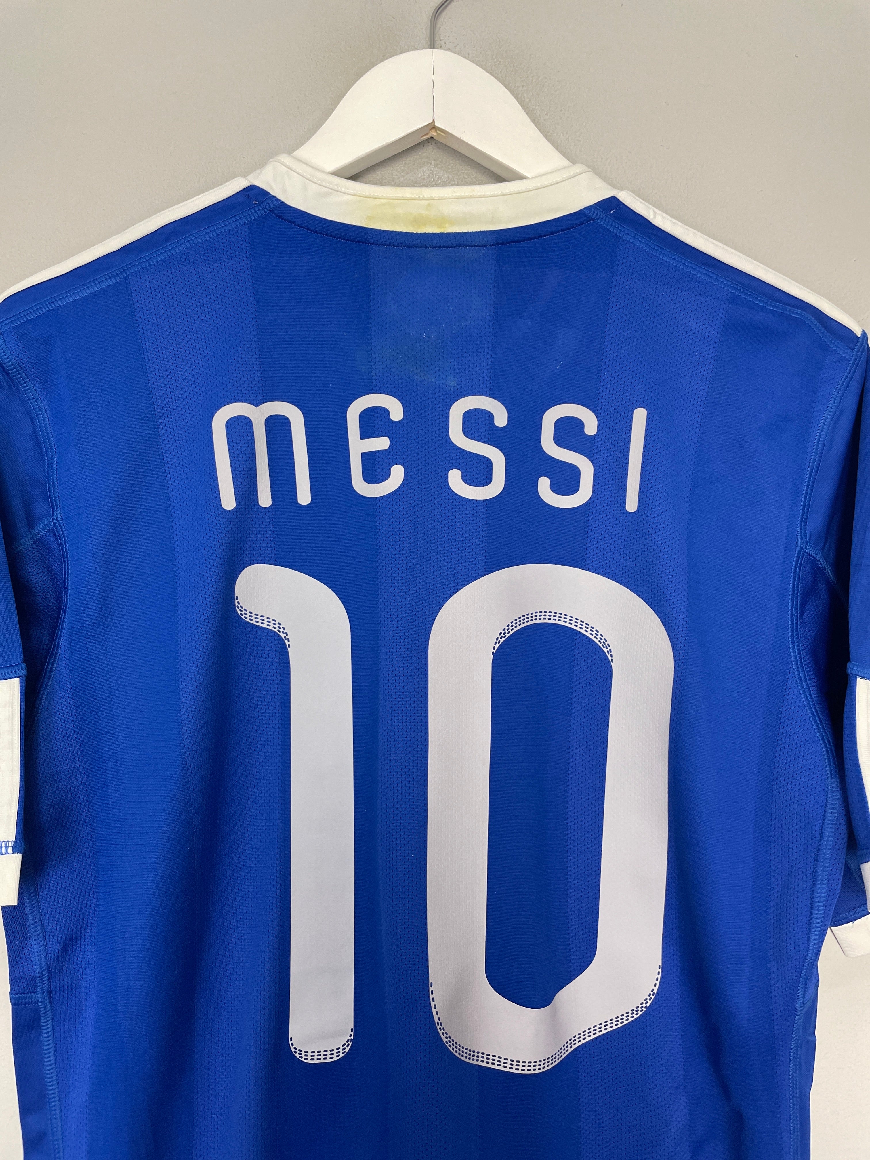 Shop 2010/11 ARGENTINA MESSI #10 AWAY SHIRT (M) ADIDAS, classic football shirts, vintage football shirts & retro soccer jerseys at Cult Kits