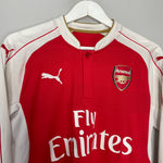 Shop 2015/16 ARSENAL OZIL #11 L/S HOME SHIRT (M) PUMA, classic football shirts, vintage football shirts & retro soccer jerseys at Cult Kits