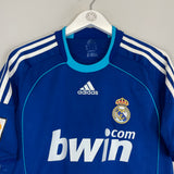2008/09 REAL MADRID RAUL #7 AWAY SHIRT (M) ADIDAS