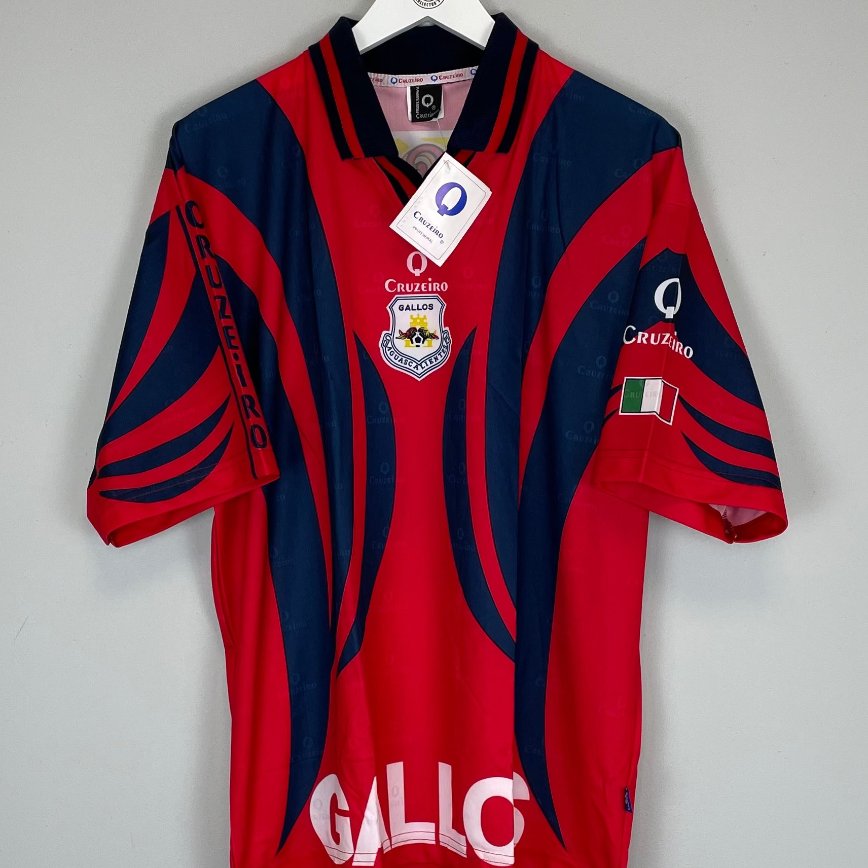 Shop 1997/98 GALLOS DE AGUASCALIENTES *BNWT* AWAY SHIRT (L) CRUZEIRO, classic football shirts, vintage football shirts & retro soccer jerseys at Cult Kits