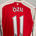 Shop 2015/16 ARSENAL OZIL #11 L/S HOME SHIRT (M) PUMA, classic football shirts, vintage football shirts & retro soccer jerseys at Cult Kits